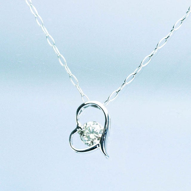 ハートデザインダイヤモンドペンダント プラチナ900 | Jewelry ハートデザインダイヤモンドペンダント プラチナ900 | Jewelry