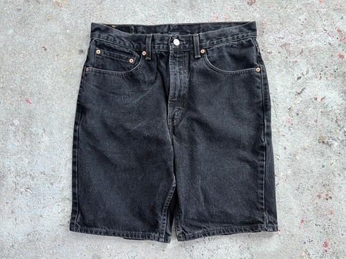 Levi's 505 Cotton denim shorts BLACK MADE IN USA