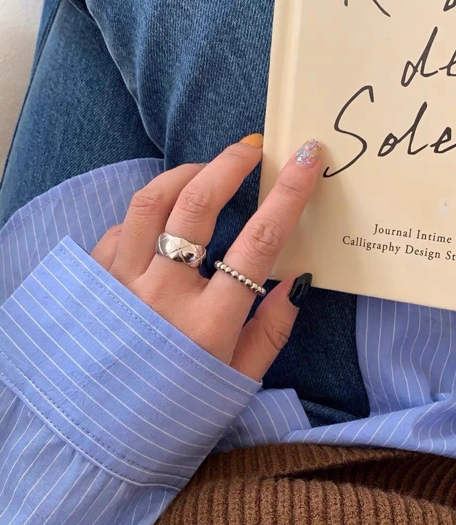 S925 (silver/gold) C ring (R155)