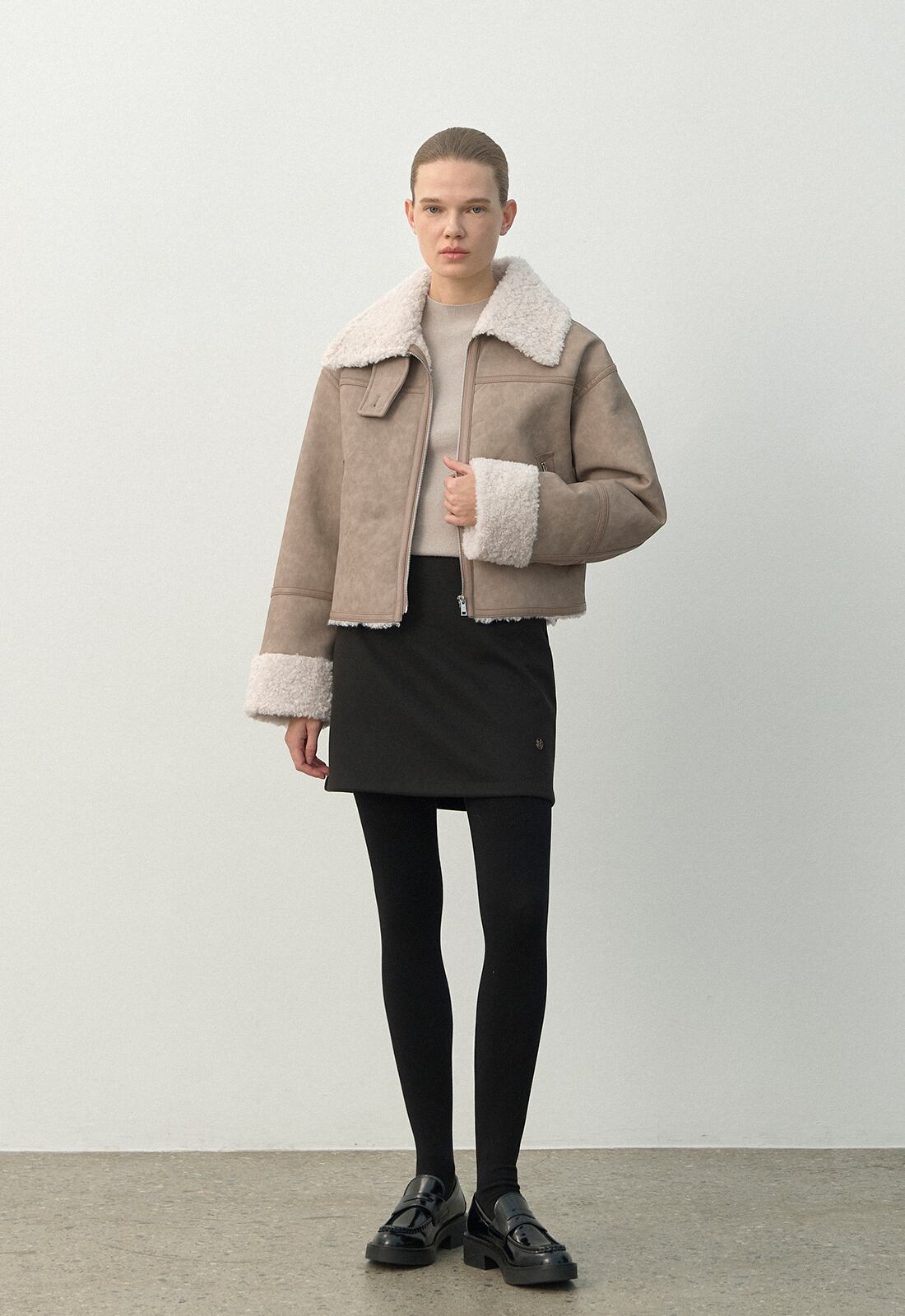 ☆ Kep1er チェヒョン 着用！！【ATELIER NAIN】LEATHER LINE MUSTANG