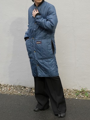 Blue Vintage Design Quilting Coat