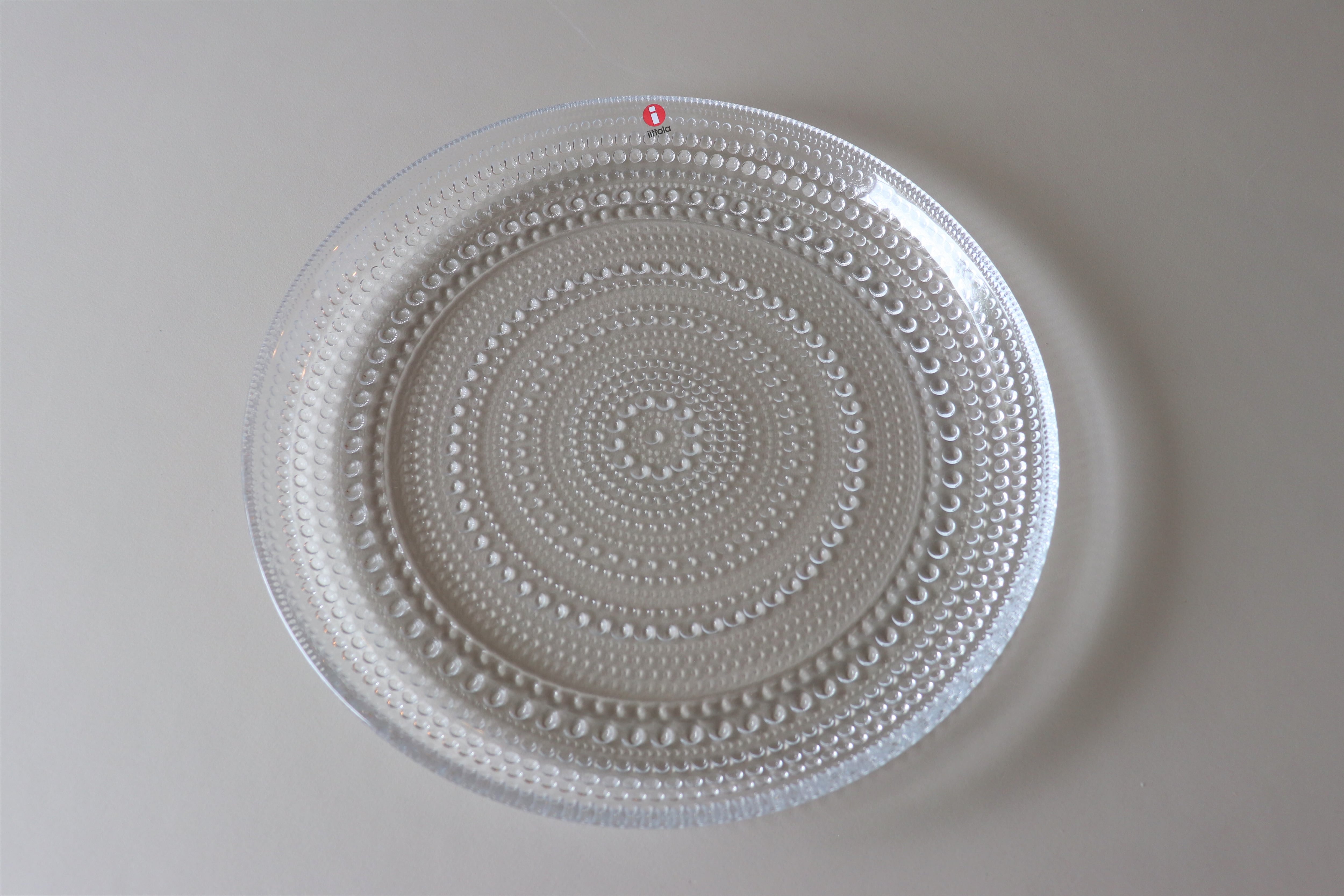 イッタラ カステヘルミ プレート 24.8㎝ クリア | Linnel Home Furnishing