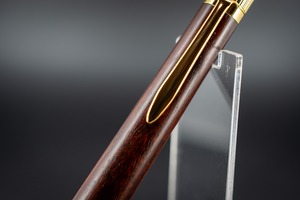 【 深紅の銘木 】紅木 拭き漆 gold BP