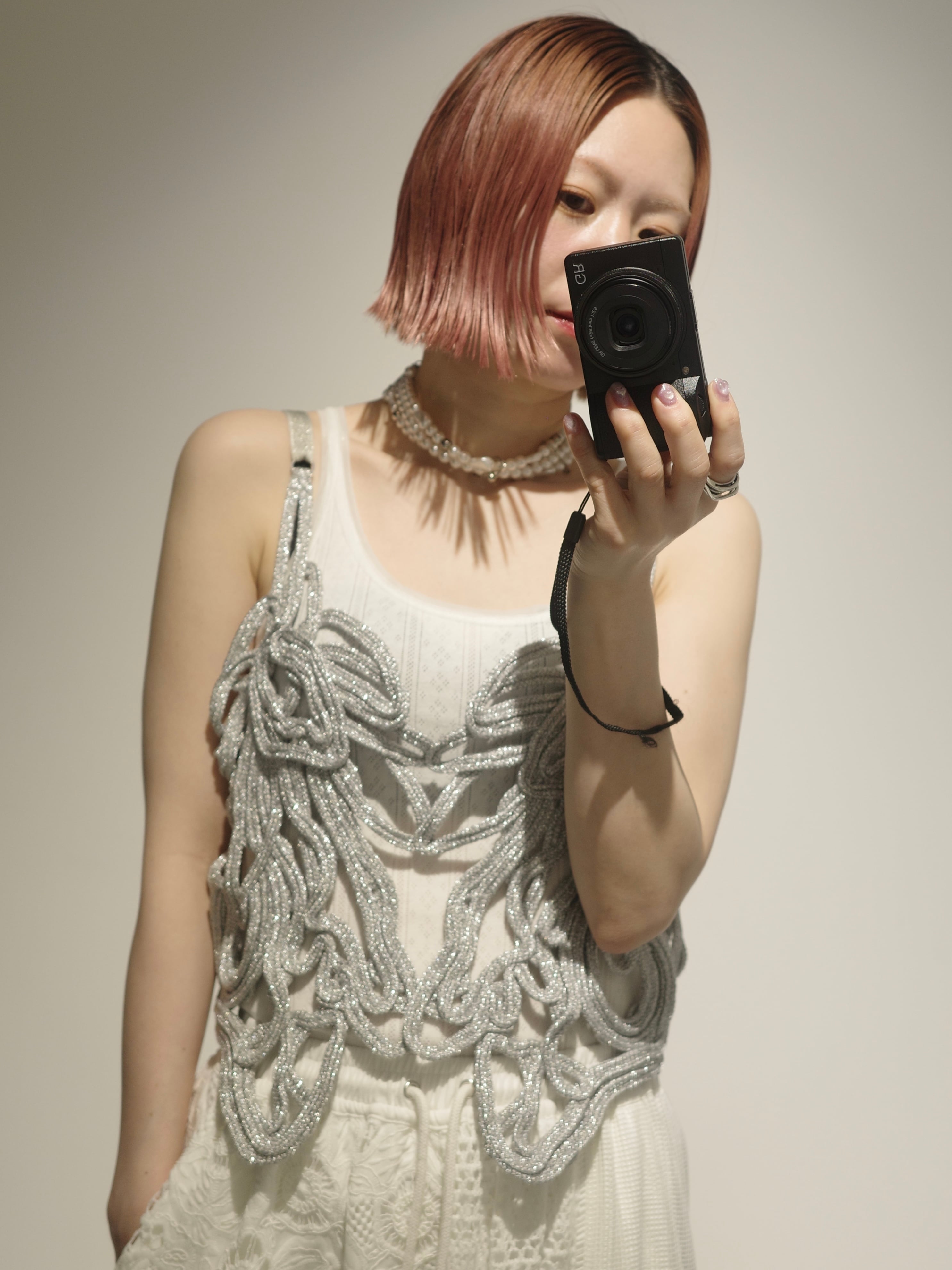 25AW】FETICO フェティコ / Lace up denim bustier / デニムビスチェ