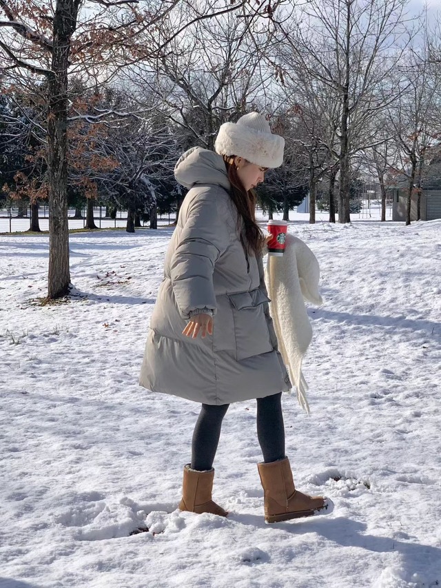 (予約) ounce / Snow long down padding 3color