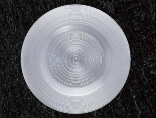 ☆ラメパールリムプレート２８㎝　４色　（銀・グリーン・レッドブラック）