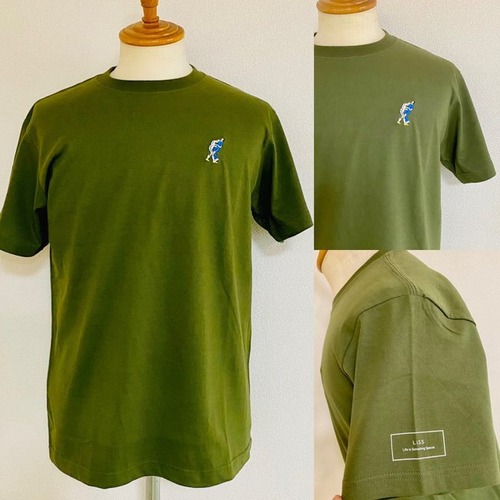 Legend Embroidery T-shirts～Football～　Testata / Khaki