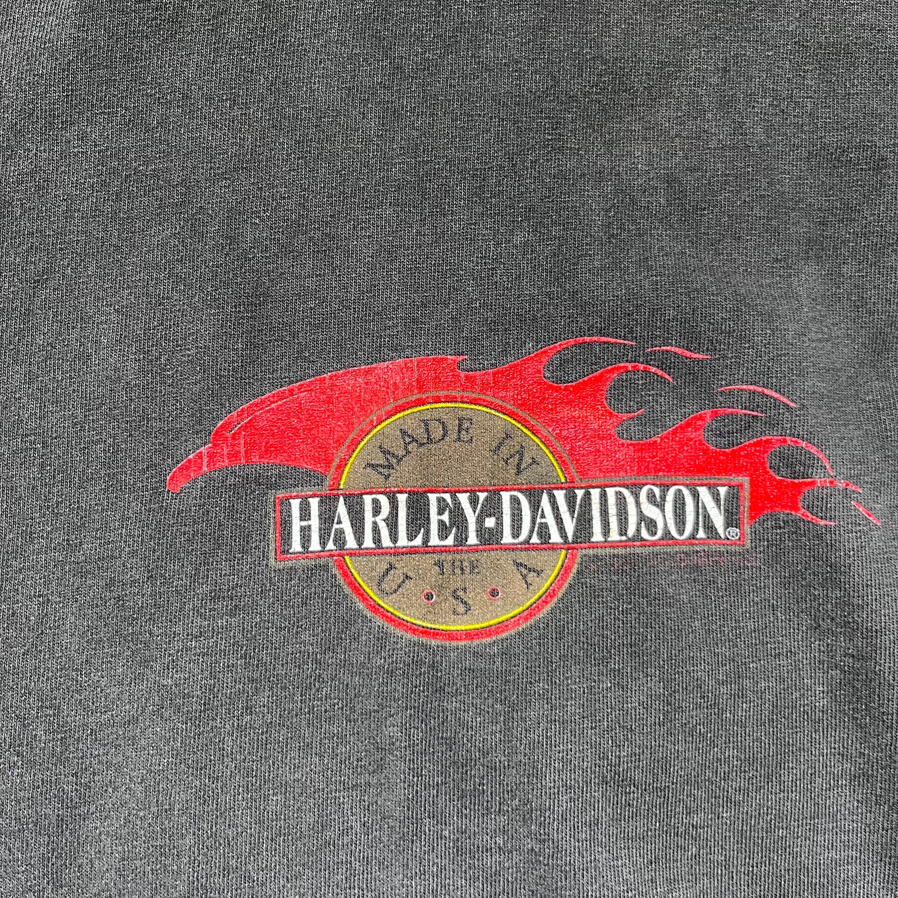 XL】90s USA製 Harley-Davidson ハーレーダビッドソン ロンT