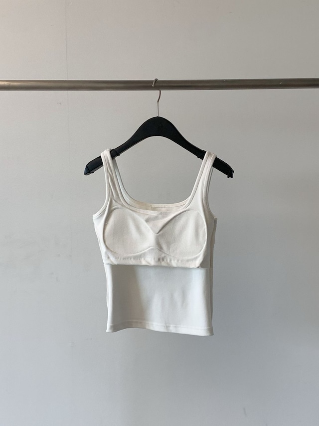 (即納) restock / Pad sleeveless 2color
