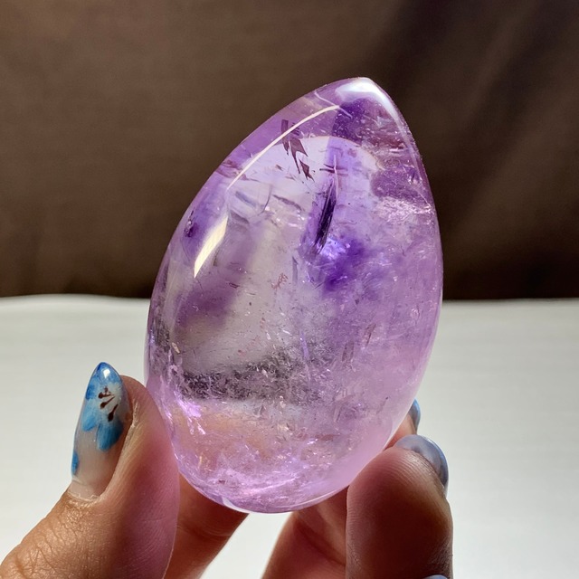 4.透明度高☆ラベンダーアメジスト・たまご