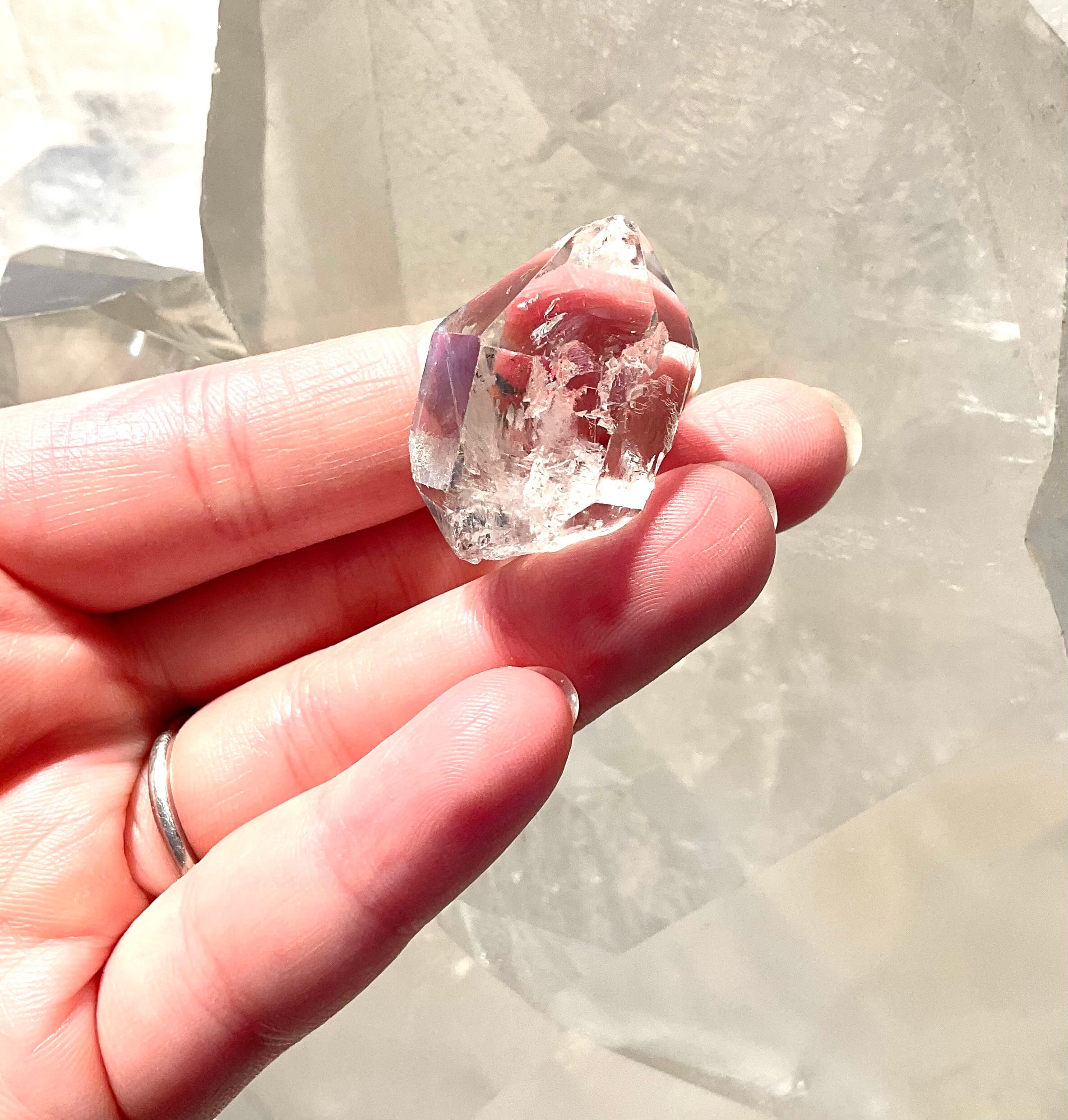 希少 ハーキマーダイヤモンド 水晶 188g 【公式通販】