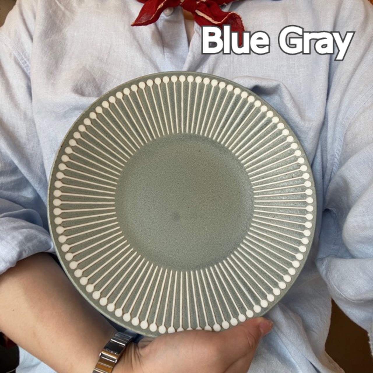 Albee 220plate 3colors / 美濃焼 日本製 アルビー 220プレート 全3色 陶磁器 食卓 日常使い キッチン雑貨 シンプル ナチュラル かわいい 皿 平皿 ギフト プレゼント