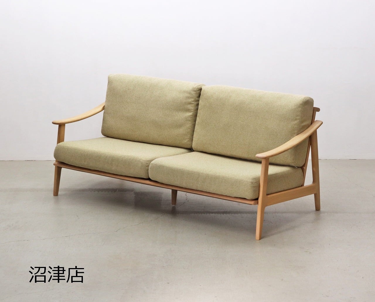 沼津店】シギヤマ家具 3Pソファ クロスタイム ナチュラル モダン 2P