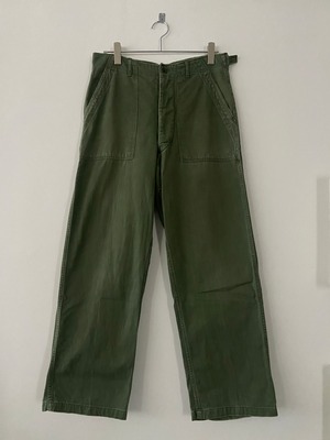 US ARMY / COTTON SATEEN BAKER PANTS