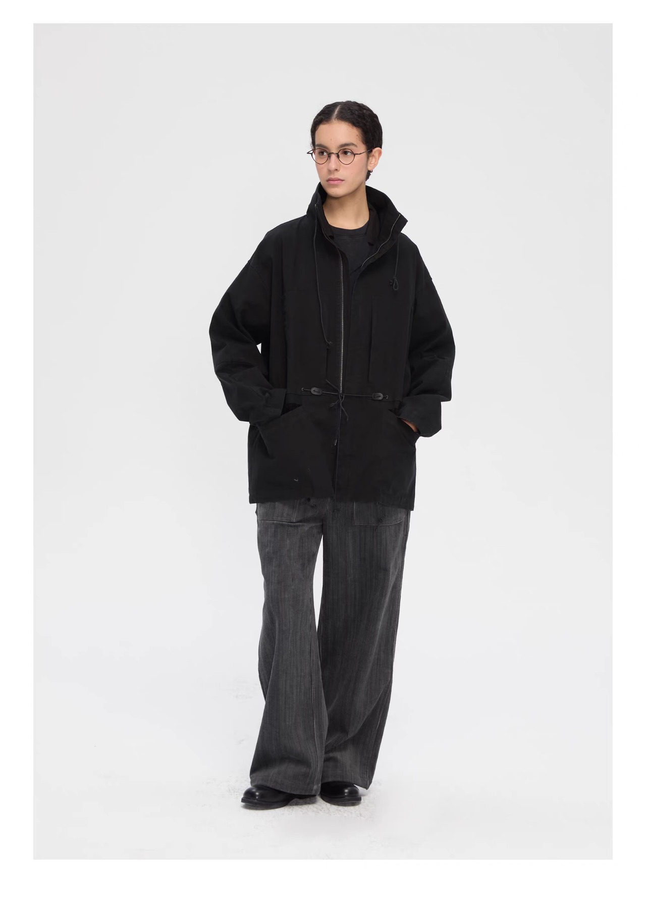 DECESOLO 26SS エイジングウォッシュスタンドカラージャケット