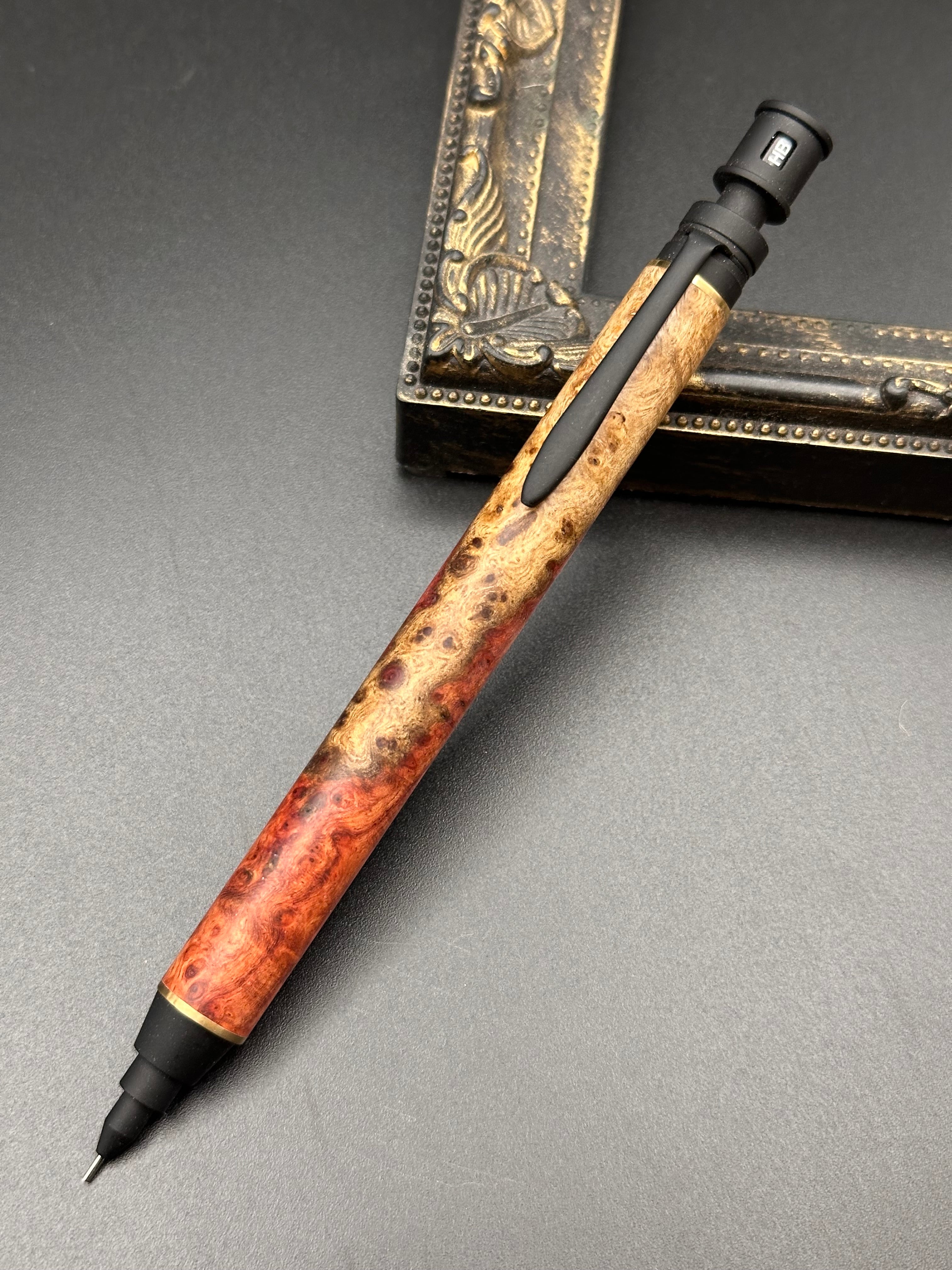 花梨(瘤)紅白杢/製図用シャープペンMDS1 | Flamberg