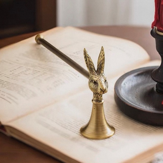 rabbit Candle snuffer stick　うさぎキャンドル消しスティック