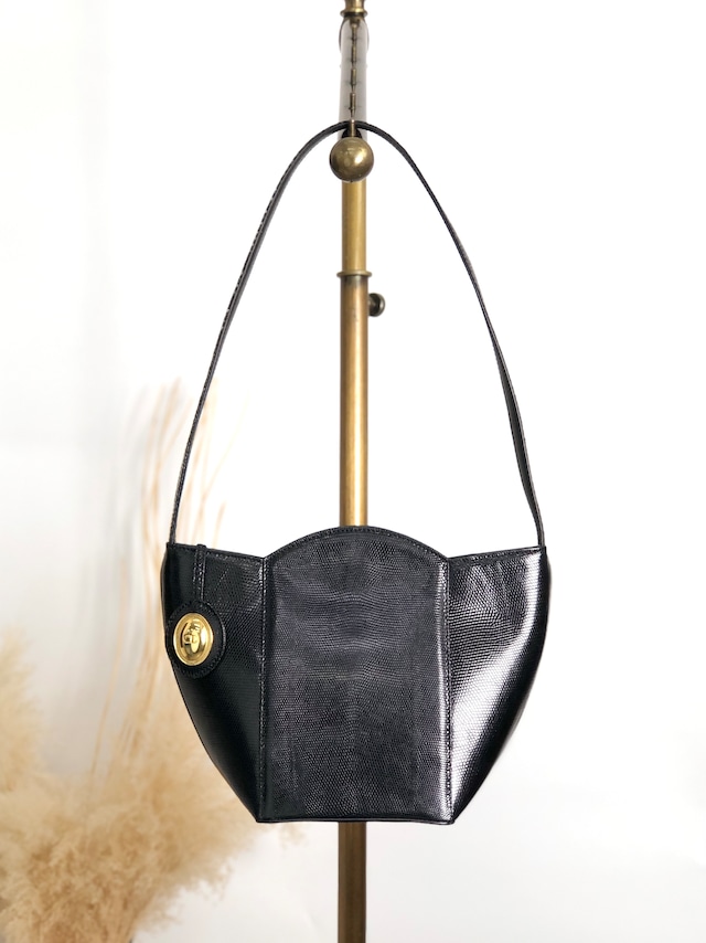 Christian Dior クリスチャン ディオール ショルダーバッグ ブラック CDロゴ ワンショルダー vintage ヴィンテージ オールド rzenbk