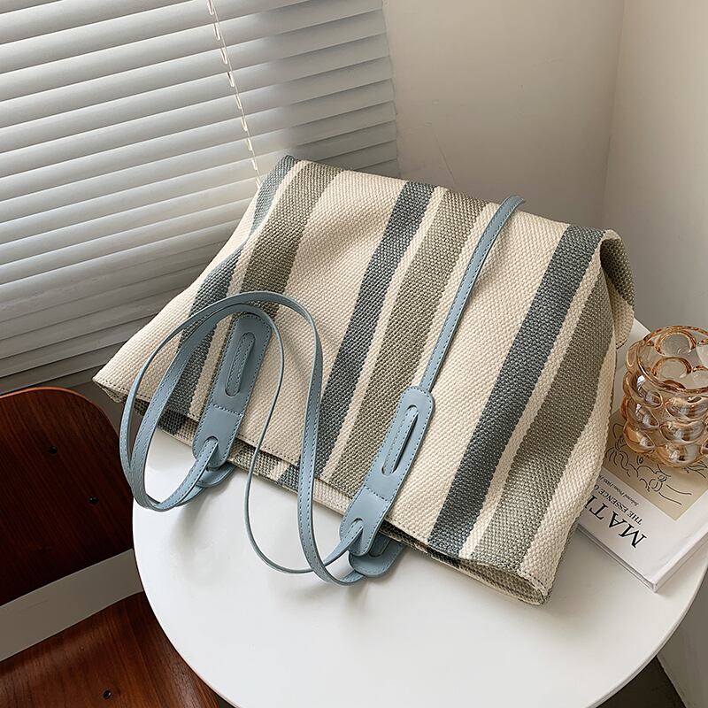 サマーショルダーバッグ 夏物 トートバッグ 手作りハンドバック8141513387