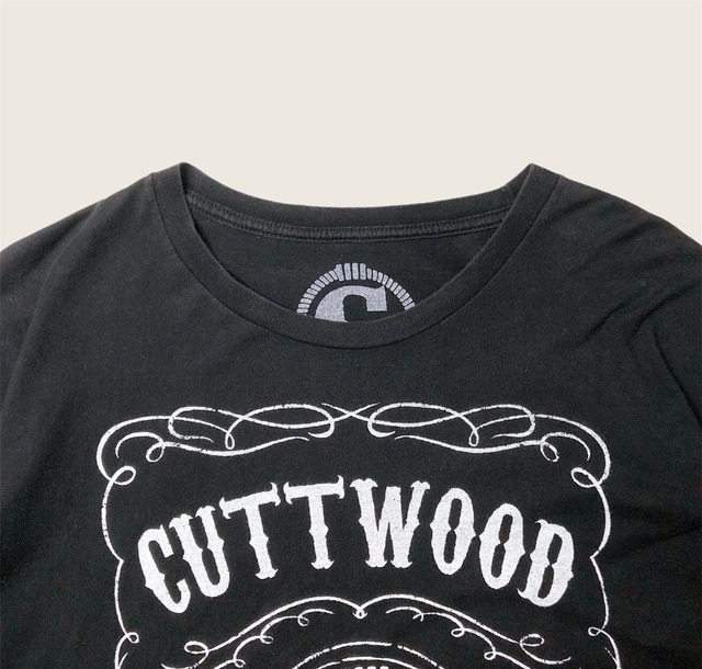 OLD CUTTWOOD t-shirt black big size 3XL | 古着屋 BUP