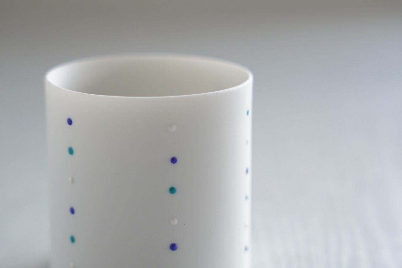 Dot cup / blue