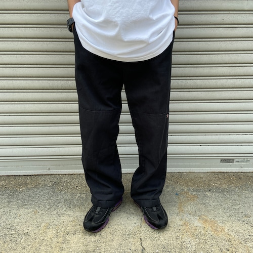 Dickies ディッキーズ　ダブルニーワークチノパンツ　ブラック　W34L30