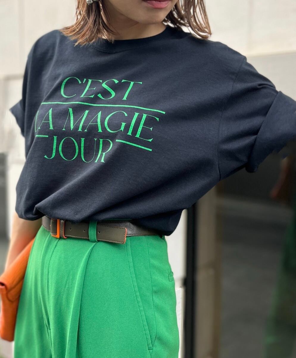 3color / FRUIT OF THE LOOM フレンチロゴTシャツ