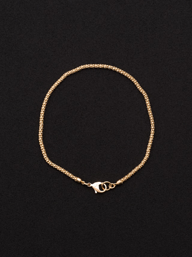 18k Gold Rope Chain Bracelet