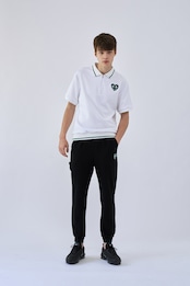 GOXO ゴーエックスオー ユニセックス ゴルフイズラブボールポケットジョガーパンツ ブラック