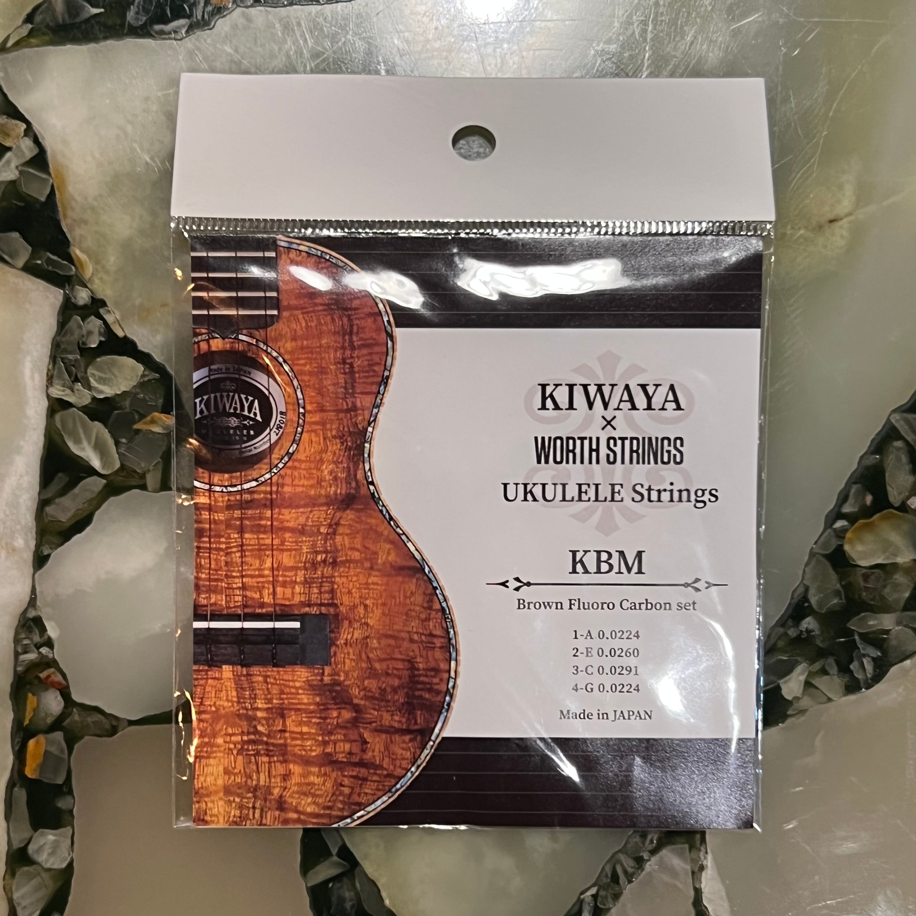 KIWAYA×WORTH STRINGS ソプラノ／コンサート／テナーウクレレ弦 KBM