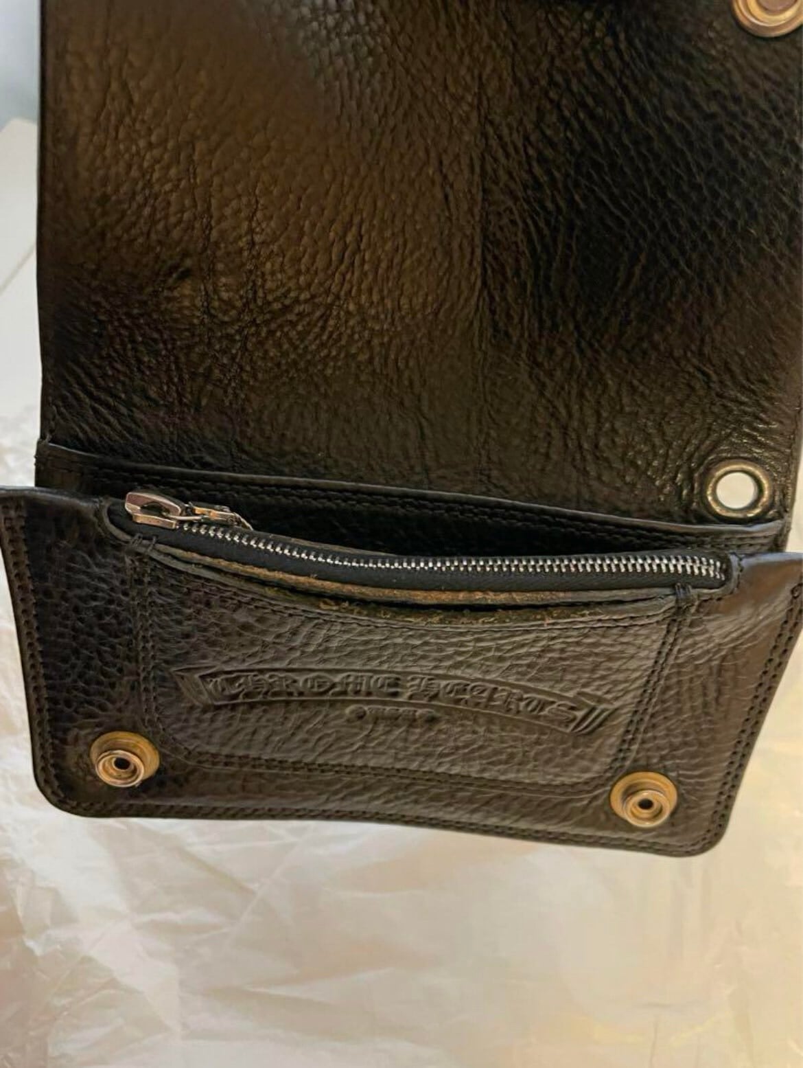 CHROME HEARTS クロムハーツ 折り財布 1zip クロスボタン | chromehearts
