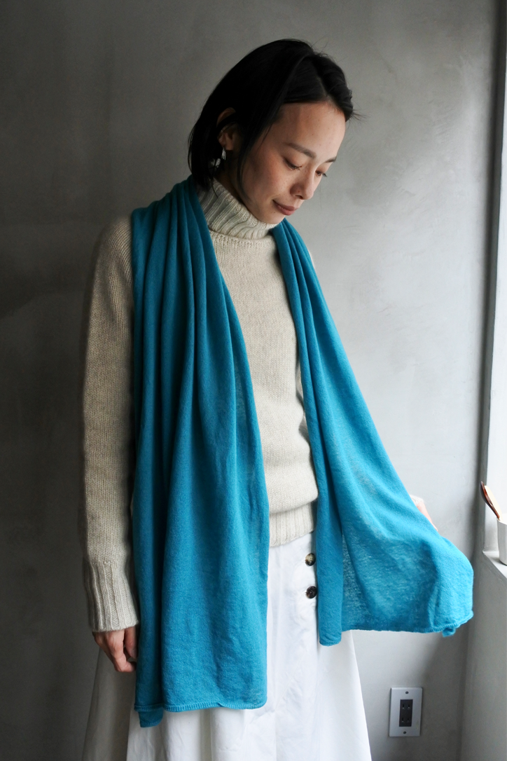 eleven2nd カシミヤストール eleven 2nd カシミヤボーダーストール