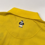 SINA COVA シナコバ プリント プリント&刺繍 鹿の子 半袖 ポロシャツ サイズ LL /メンズ/イエロー