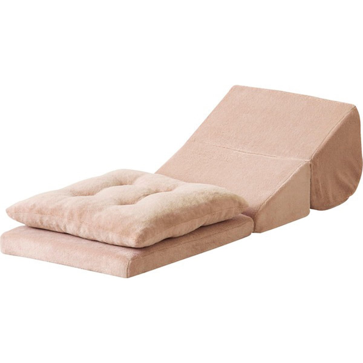 TV枕 FCC-120BE FCC-120BR ベージュ ブラウン 茶 Mサイズ ゴロ寝 フロアソファ 折りたたみ インテリア リビング おしゃれ もちもち リラックス 座布団 クッション