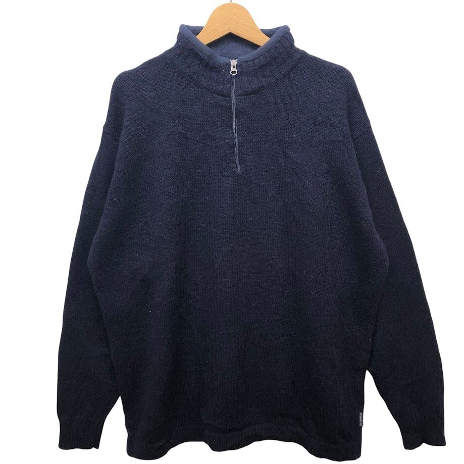 WOOLRICH/ウールリッチ ハーフジップニット セーター 長袖 CHINA製 L