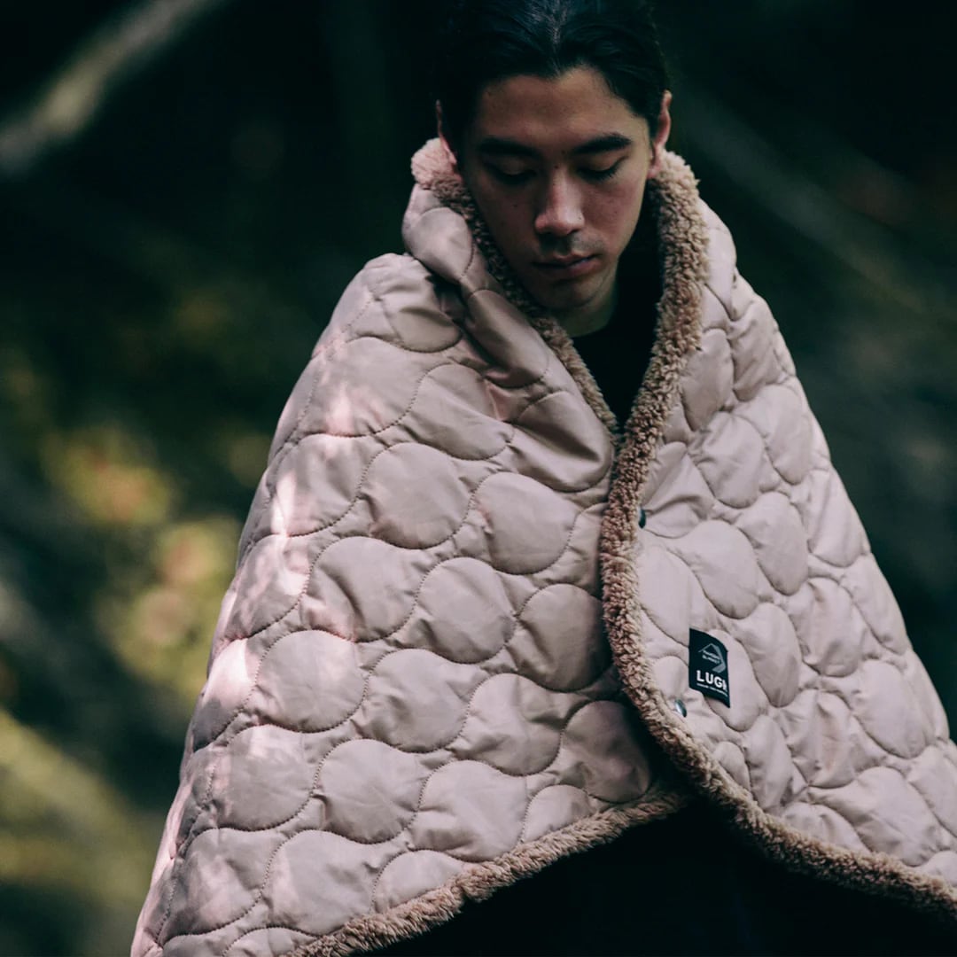 LUGH 魔法瓶ブランケット Sサイズ (6層/ グラフェン) ウォルナット LUGH ルー】LUGH 魔法瓶ブランケットSサイズ (6層/ グラフェン