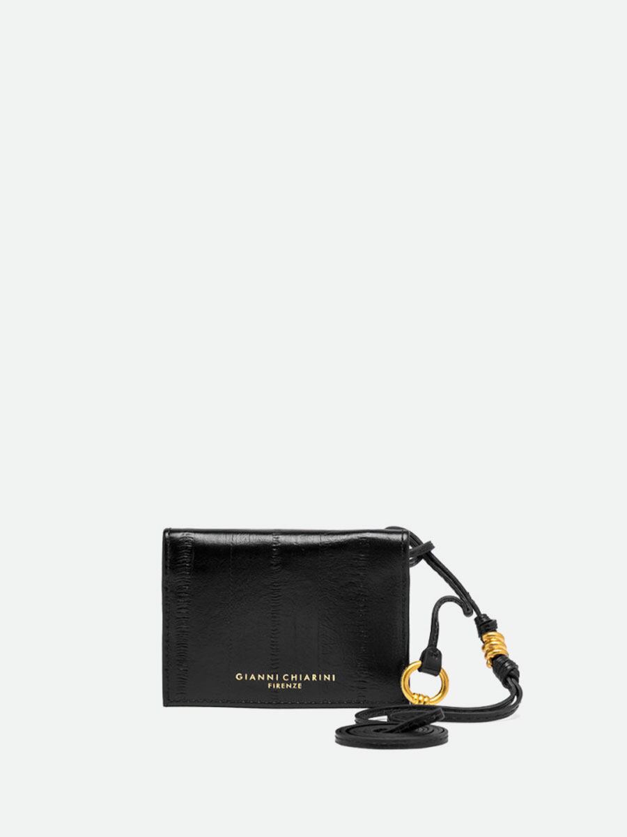 Gianni Chiarini 財布 レディース 黒 PF 5039 EEL