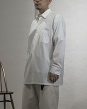 METHO メソ - Single yoke shirt シングルヨークシャツ / White ホワイト / l unisex ユニセックス