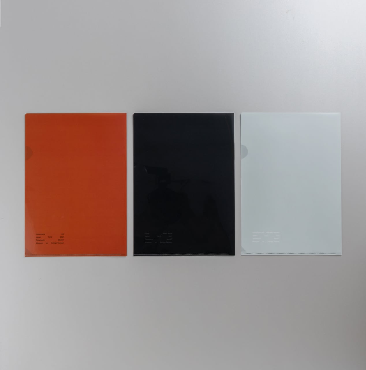 オリジナルクリアファイル〈名和晃平 Force〉/ Plastic File Folder A4