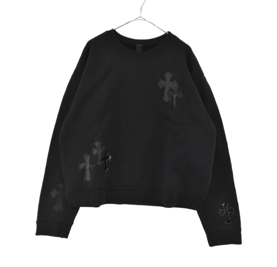 CHROME HEARTS クロムハーツ GYM W PAPER JAM CEM CRS PTCH クロスパッチ スウェット