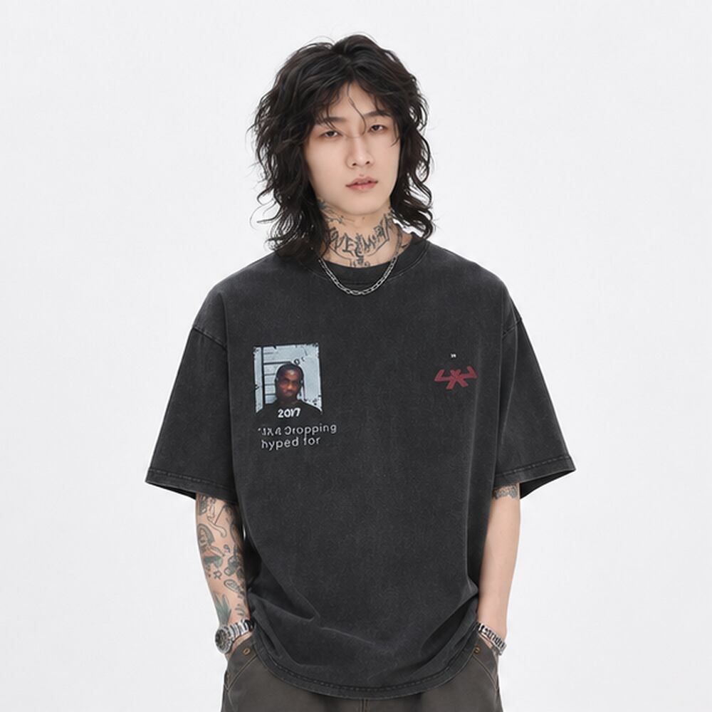 VINTAGE ストリート TIMELESSプリントTシャツ T2163 | wshot