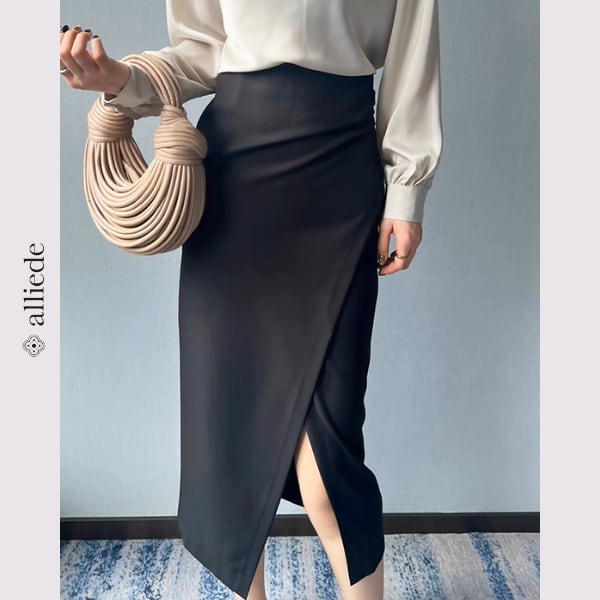 クロスラップペンシルスカート A3057