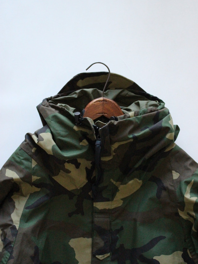 1980's Deadstock  US ARMY ECWCS  W.Camo Gore-tex Parks　"X-SMALL  REGULAR"