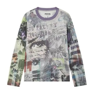 [PHYS] Pop Collage Mesh Suit Top