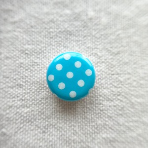ホワイトドット×ライトブルー 15㎜