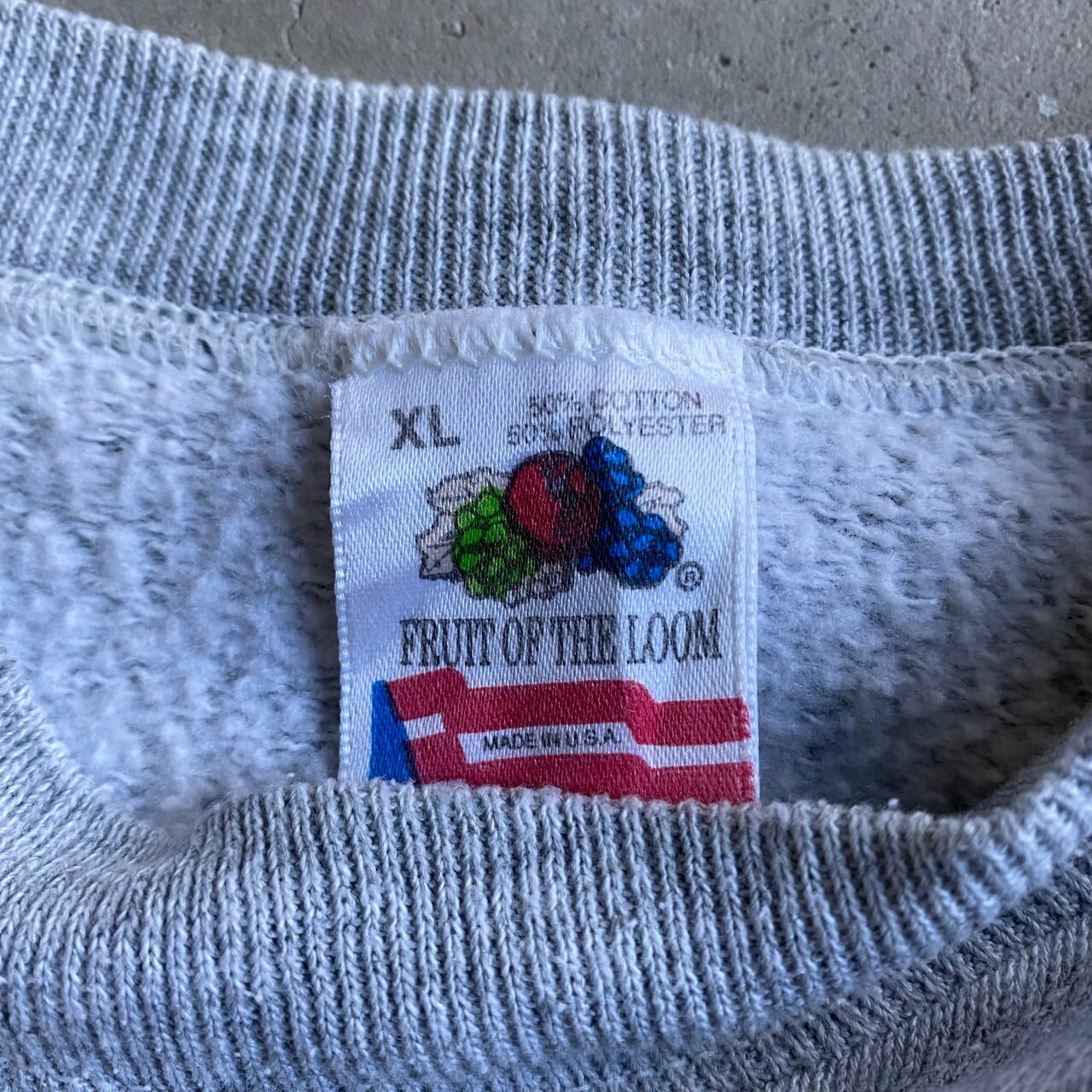 90年代 USA製 ヴィンテージ FRUIT OF THE LOOM ラングランスリーブ