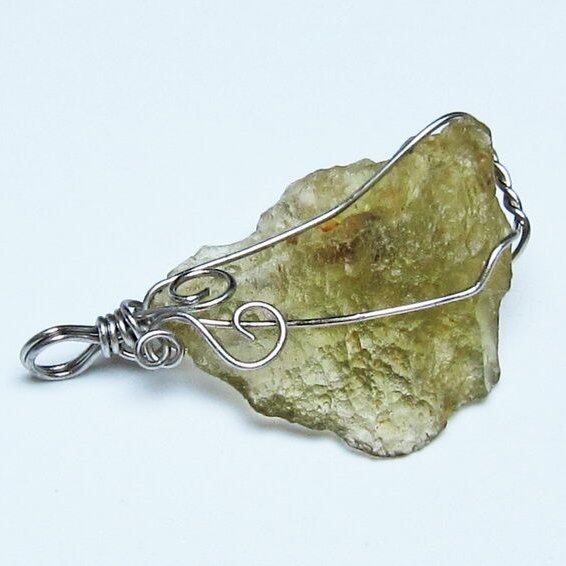 リビアングラス ペンダント 一点物 メール便可 112-13840