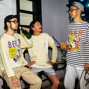 LOOSEMAN&BEER オリジナルバスクシャツ イエロー