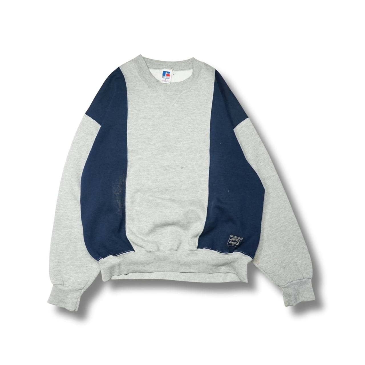 RUSSELL ATHLETIC ラッセルアスレチック 切替デザイン スウェット L 90s USA製|NA502