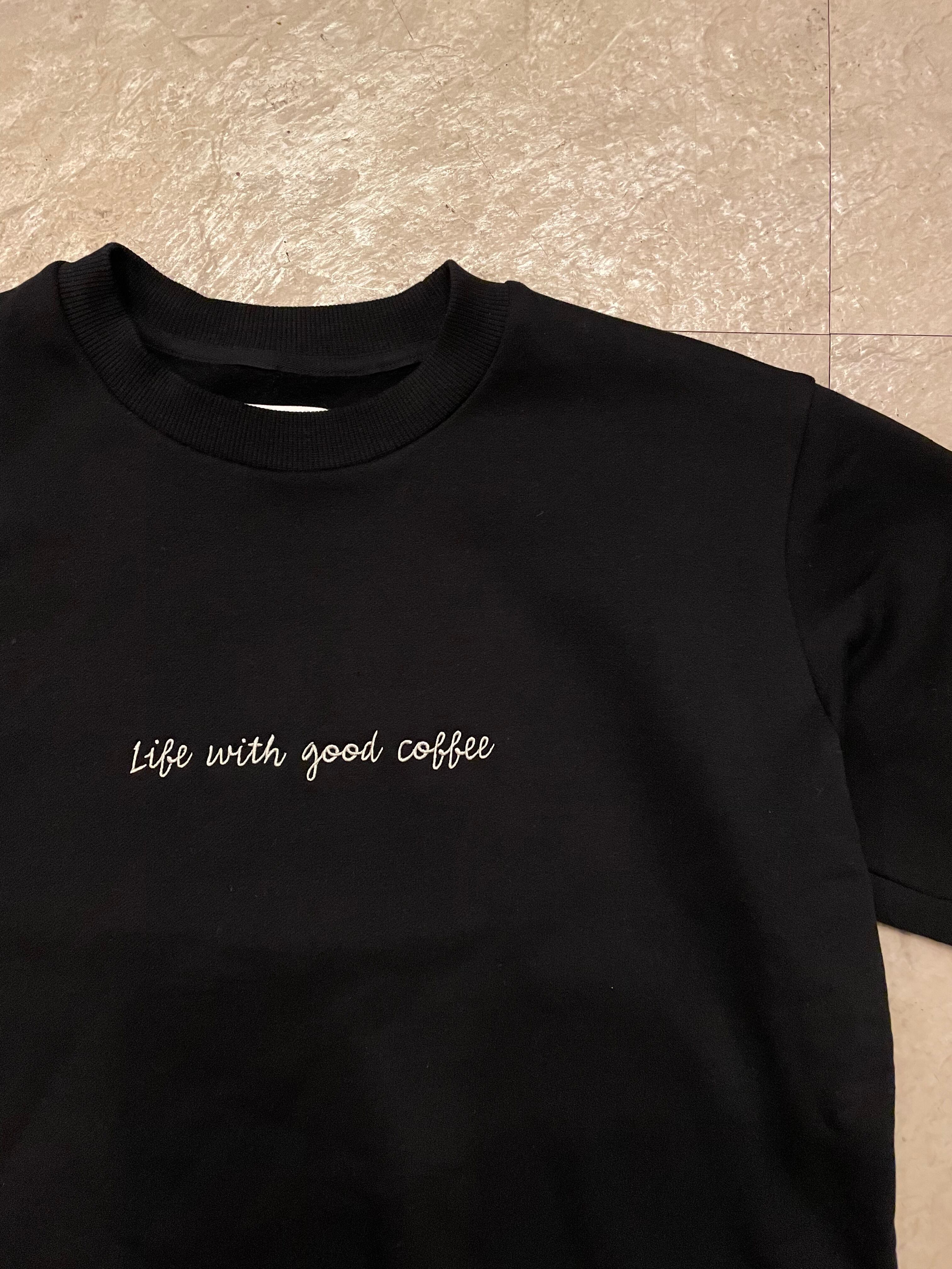 NO COFFEE Tシャツ黒M kyne ノーコーヒー